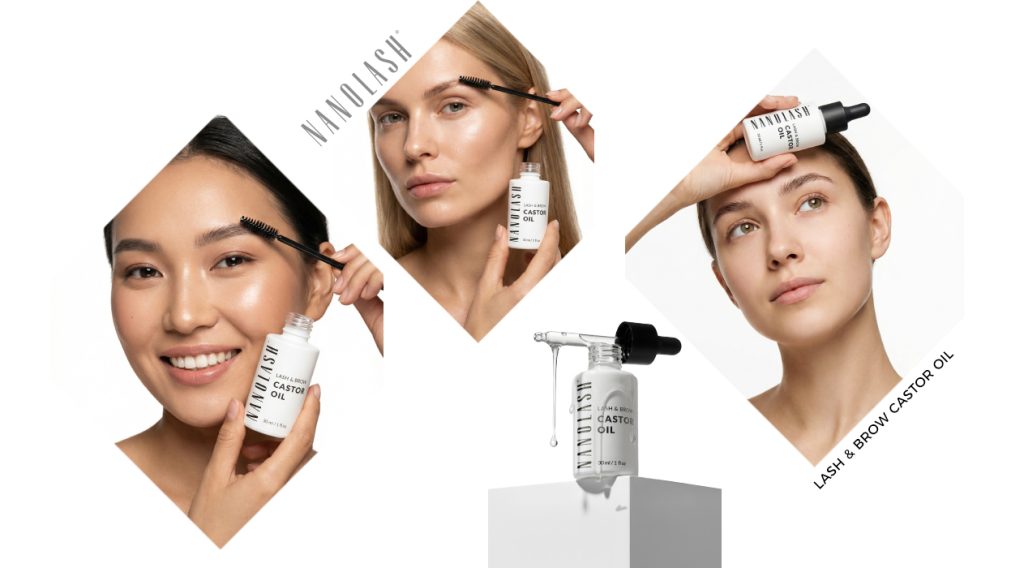 nanolash olio di ricino sopracciglia